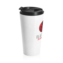 Load image into Gallery viewer, Red and White Stainless Steel Travel Mug