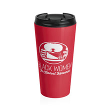 Load image into Gallery viewer, Red Stainless Steel Travel Mug