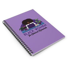 Load image into Gallery viewer, Purple Spiral Notebook - Ruled Line