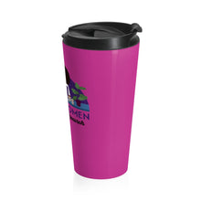 Load image into Gallery viewer, Hot Pink Stainless Steel Travel Mug