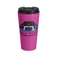 Load image into Gallery viewer, Hot Pink Stainless Steel Travel Mug