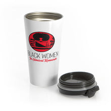 Load image into Gallery viewer, Red and White Stainless Steel Travel Mug