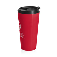 Load image into Gallery viewer, Red Stainless Steel Travel Mug