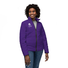 Load image into Gallery viewer, BWICR Purple Women’s Puffer Jacket
