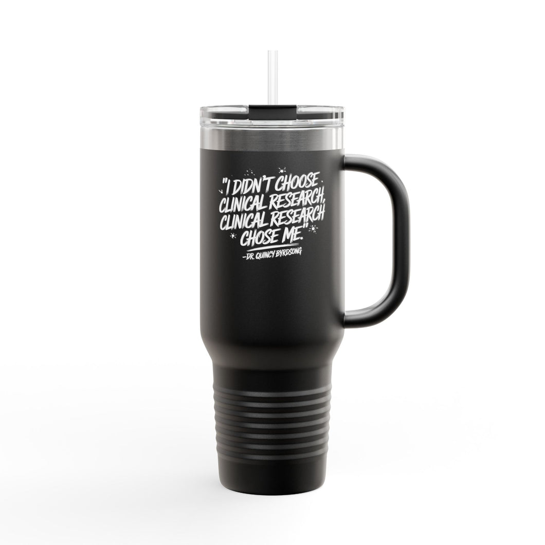 Dr Quincy Byrdsong Insulated Travel Mug, 40oz