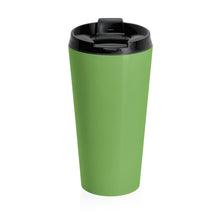 Load image into Gallery viewer, Pink and Green Stainless Steel Travel Mug
