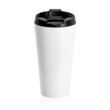 Load image into Gallery viewer, Red and White Stainless Steel Travel Mug
